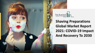 Shaving Preparations Market Key Growth Factors, Demand And Opportunity Analysis