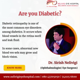 Are you Diabetic | Best Eye Hospitals in Bellandur, Bangalore | Nelivigi Eye