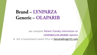 Buy OLAPARIB LYNPARZA online