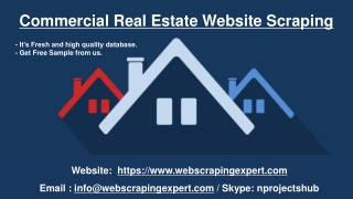 Commercial Real Estate Website Scraping