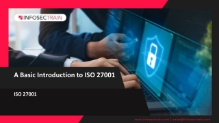 A Basic Introduction to ISO 27001