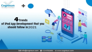 4 Trends of iPad App Development that You Should Follow in 2021
