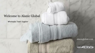 Latest Wholesale Bath Towels Suppliers from Alanic Global