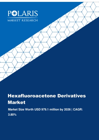 Hexafluoroacetone Derivatives Market