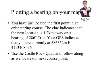 Plotting a bearing on your map