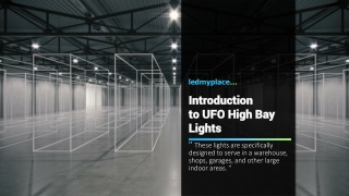 Introduction to UFO High Bay Lights