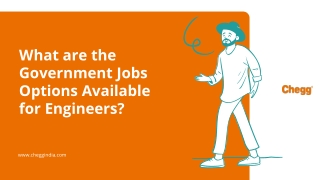 What are the Government Jobs Options Available for Engineers