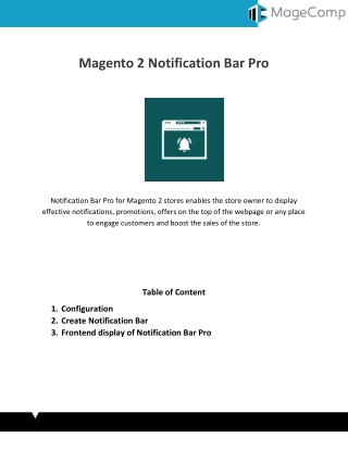 Magento 2 Notification Bar Pro