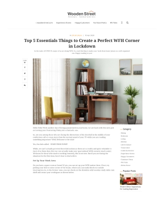 blog-woodenstreet-com-top-5-essentials-things-to-create-a-perfect-wfh-corner-in-lockdown