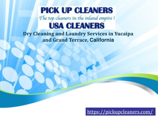 Green Earth Dry Cleaning Yucaipa