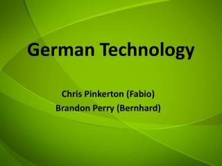 German Technology
