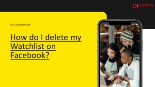 How do I delete my Watchlist on Facebook