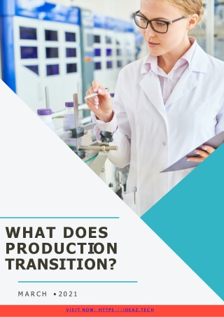What Does Production Transition | How to Smoothly Transition from Concept