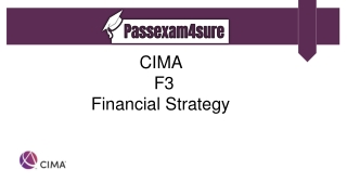 Try CIMA F3 Dumps | F3 Verified Question Answers