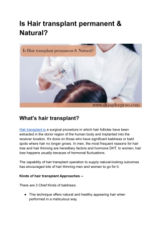 cosmo hair transplant hospital in Jaipur