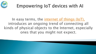 What is internet of things (IoT)