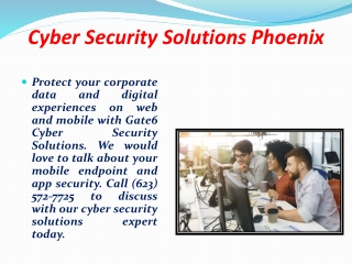 Cyber Security Solutions Phoenix