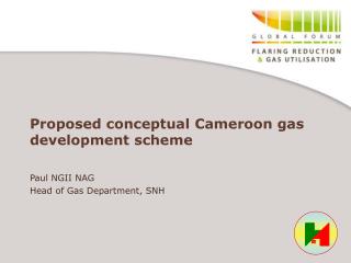 Proposed conceptual Cameroon gas development scheme