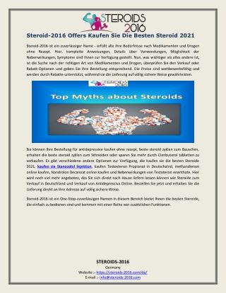 Steroid-2016 Offers Kaufen Sie Die Besten Steroid 2021