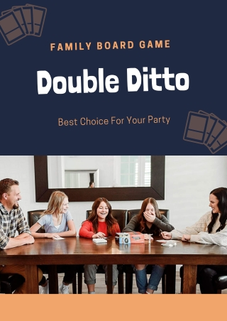 Family Board Game Double Ditto  Best Choice For Your Party