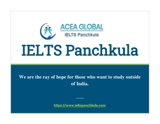 IELTS Coaching Institute in Panchkula