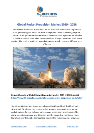 Global Rocket Propulsion Market 2019 - 2026
