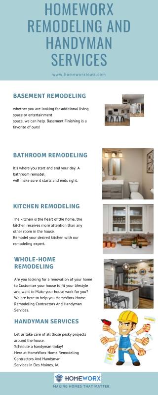 HomeWorx Remodeling and Handyman Services