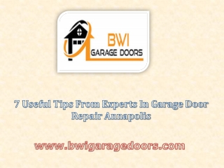 7 Useful Tips From Experts In Garage Door Repair Annapolis