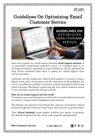 Guidelines On Optimizing Email Customer Service