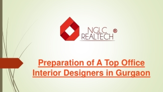Preparation of A Top Office Interior Designers in Gurgaon