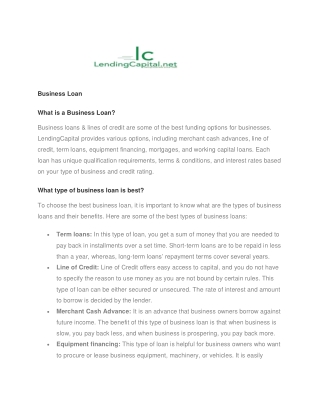 Business Loan - How to Get an Instant Business Loan Online