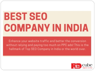 Best SEO Company in Delhi - Redcube Digital