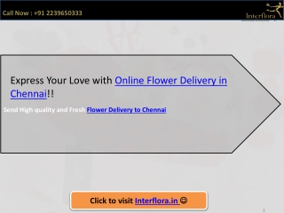 Flower Delivery in Chennai, Send Flowers to Chennai Online | Interflora India