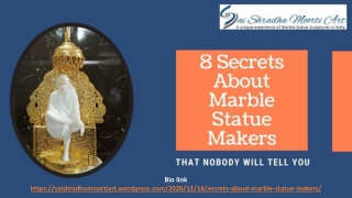 secrets about marble statue manufacturers