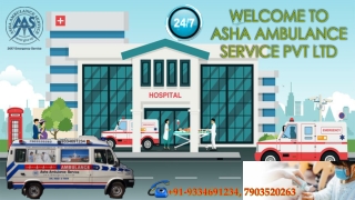 Bed-2-bed service available for Covid patient with Train Ambulance Service |ASHA