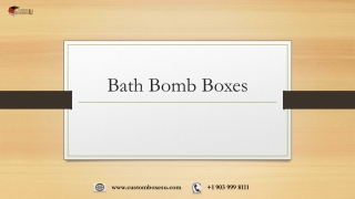 Bath bomb packaging Available in All Sizes & Shapes in USA