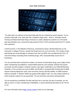 DarkWebDefinition