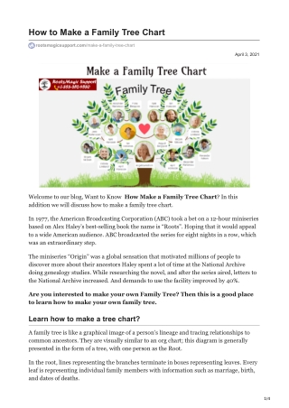 rootsmagicsupport.com-How to Make a Family Tree Chart