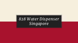 Hot and Cold Water Dispenser in Singapore