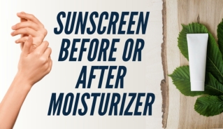 Sunscreen Gel Before or After Moisturizer