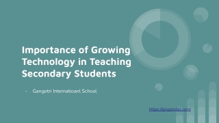 Importance of growing technology in teaching secondary students | GIS