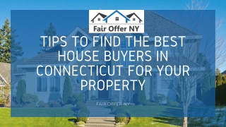 We Buy Houses CT  | Fair Offer NY