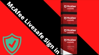McAfee Livesafe Sign in