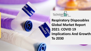 2021 Respiratory Disposables Market Size, Growth, Drivers, Trends And Forecast