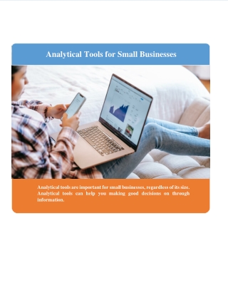 Analytical Tools for Small Businesses