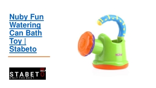 Nuby Fun Watering Can Bath Toy | Stabeto