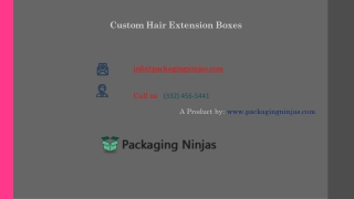 How to get Custom Hair Extension Boxes at Wholesale Rates