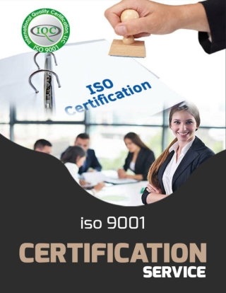 Advantages of ISO 9001 Certification Service