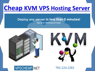 Cheap KVM VPS Hosting Server