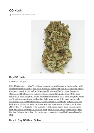 OG Kush